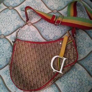 Dior Rasta Saddle Bag. Rare.